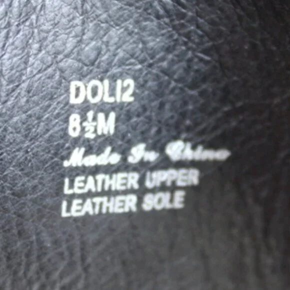 Donald J. Pliner Black Doli 2 Patent Leather Thong Cork Wedge Sandals Size 8.5 - Picture 4 of 6